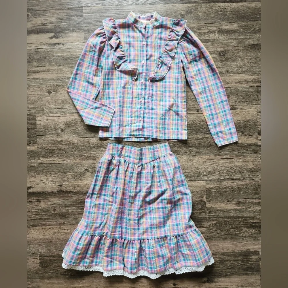 Vintage Sears Plaid Spring Outfit